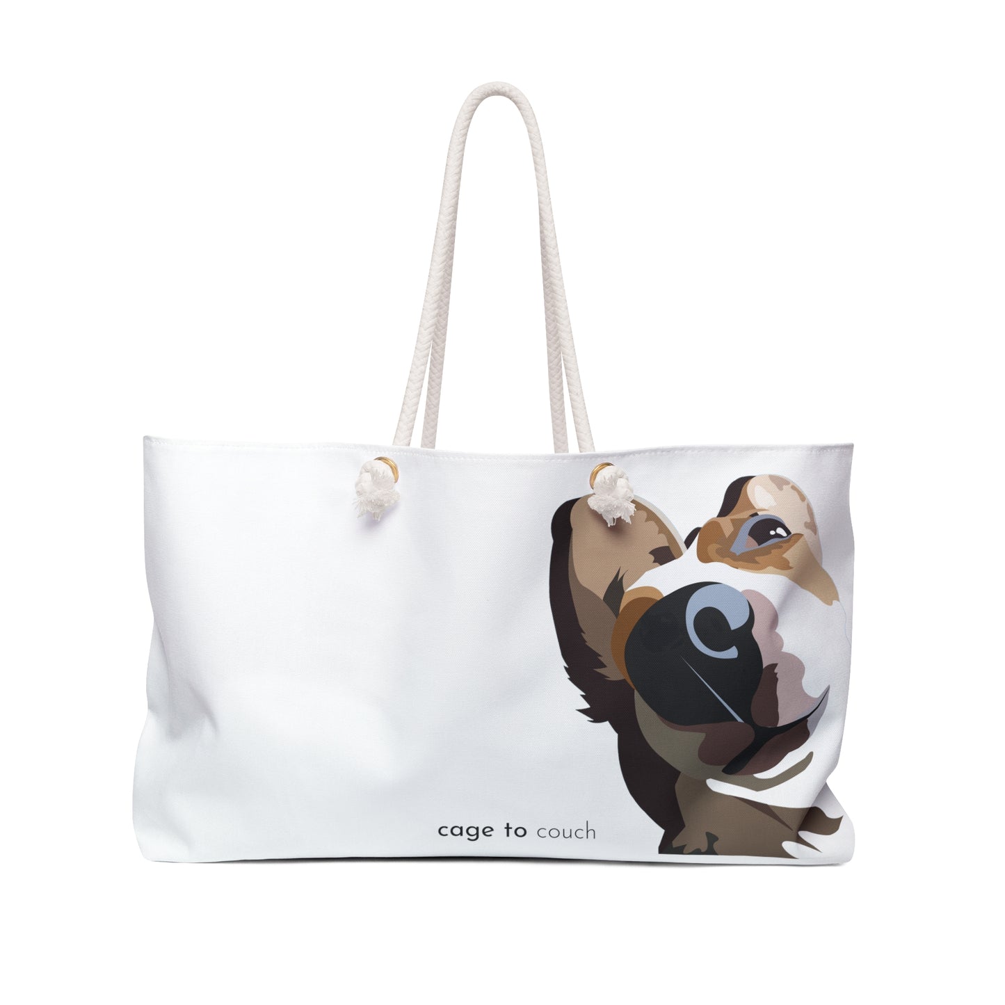 Cold Nose, Warm Heart Weekender Bag