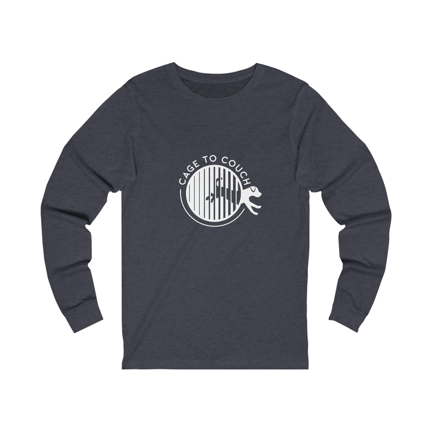 Cage to Couch Jersey Long Sleeve Tee, Unisex